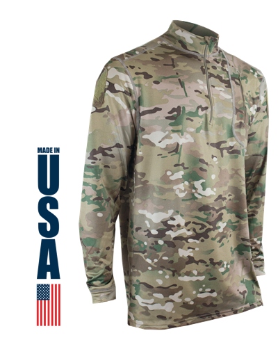 XGO - Phase 4 Performance Men's DWR Zip Mock - MultiCam®