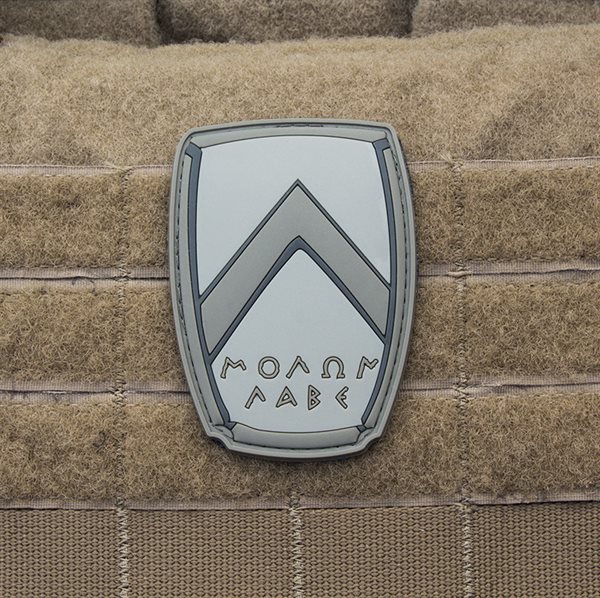 thumbnail image 2 of MOLON LABE Spartan Shield Tactical Patch – 3 Inch Hook Back – ACU/Combat Style 2 of 3