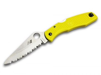 SPYDERCO H-1 PACIFIC SALT YELLOW foldekniv