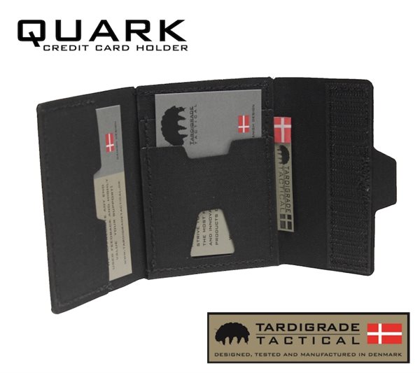 Quark - Credit Card Holder black med plads til 8 kort